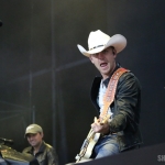 Justin Moore at FarmBorough Festival in New York City on June 27, 2015.