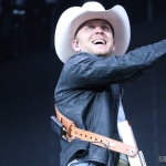 Justin Moore at FarmBorough Festival in New York City on June 27, 2015.
