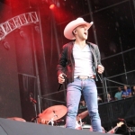 Justin Moore at FarmBorough Festival in New York City on June 27, 2015.