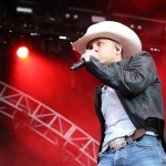 Justin Moore at FarmBorough Festival in New York City on June 27, 2015.