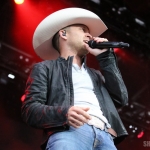Justin Moore at FarmBorough Festival in New York City on June 27, 2015. Justin Moore at FarmBorough Festival in New York City on June 27, 2015.