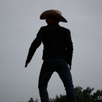 Justin Moore at FarmBorough Festival in New York City on June 27, 2015. Justin Moore at FarmBorough Festival in New York City on June 27, 2015.