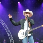 Justin Moore at FarmBorough Festival in New York City on June 27, 2015. Justin Moore at FarmBorough Festival in New York City on June 27, 2015.
