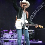 Justin Moore at FarmBorough Festival in New York City on June 27, 2015. Justin Moore at FarmBorough Festival in New York City on June 27, 2015.