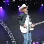 Justin Moore at FarmBorough Festival in New York City on June 27, 2015. Justin Moore at FarmBorough Festival in New York City on June 27, 2015.