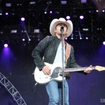 Justin Moore at FarmBorough Festival in New York City on June 27, 2015. Justin Moore at FarmBorough Festival in New York City on June 27, 2015.