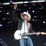 Justin Moore at FarmBorough Festival in New York City on June 27, 2015. Justin Moore at FarmBorough Festival in New York City on June 27, 2015.