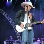 Justin Moore at FarmBorough Festival in New York City on June 27, 2015. Justin Moore at FarmBorough Festival in New York City on June 27, 2015.