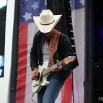 Justin Moore at FarmBorough Festival in New York City on June 27, 2015. Justin Moore at FarmBorough Festival in New York City on June 27, 2015.