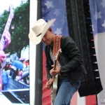 Justin Moore at FarmBorough Festival in New York City on June 27, 2015. Justin Moore at FarmBorough Festival in New York City on June 27, 2015.