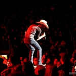 Justin Moore opening for Miranda Lambert at Madison Square Garden in NYC on March 28, 2015.