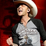 Justin Moore opening for Miranda Lambert at Madison Square Garden in NYC on March 28, 2015.