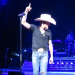 Justin Moore opening for Miranda Lambert at the Xfinity Theatre in Hartford CT on August 30, 2014.
