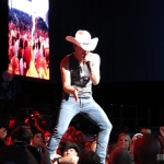 Justin Moore opening for Brad Paisley at the Xfinity Theatre in Hartford CT on July 25, 2015.