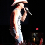 Justin Moore opening for Brad Paisley at the Xfinity Theatre in Hartford CT on July 25, 2015.