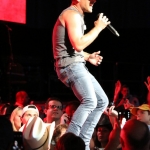 Justin Moore opening for Brad Paisley at the Xfinity Theatre in Hartford CT on July 25, 2015.