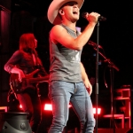 Justin Moore opening for Brad Paisley at the Xfinity Theatre in Hartford CT on July 25, 2015.