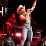 Justin Moore opening for Brad Paisley at the Xfinity Theatre in Hartford CT on July 25, 2015.