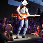 Justin Moore opening for Brad Paisley at the Xfinity Theatre in Hartford CT on July 25, 2015.