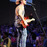 Justin Moore opening for Brad Paisley at the Xfinity Theatre in Hartford CT on July 25, 2015.