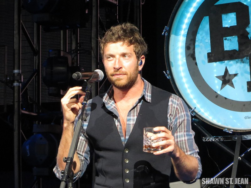 Brett Eldredge opening for Keith Urban at the Xfinity Theatre in Hartford CT on August 16, 2014.