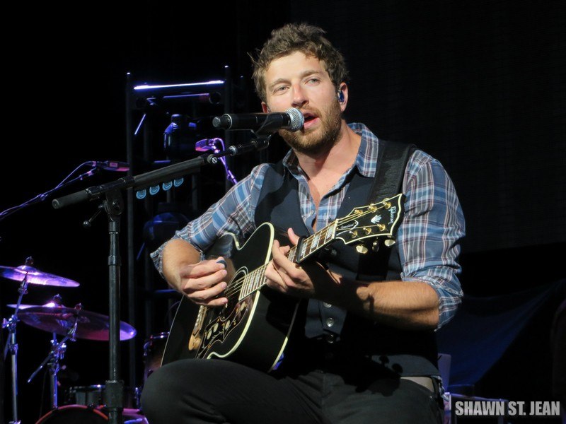 Brett Eldredge opening for Keith Urban at the Xfinity Theatre in Hartford CT on August 16, 2014.