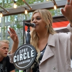 Kelsea Ballerini performing in Bryant Park NYC on September 9, 2015.