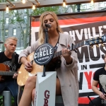 Kelsea Ballerini performing in Bryant Park NYC on September 9, 2015.