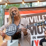 Kelsea Ballerini performing in Bryant Park NYC on September 9, 2015.