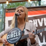 Kelsea Ballerini performing in Bryant Park NYC on September 9, 2015.