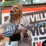 Kelsea Ballerini performing in Bryant Park NYC on September 9, 2015.