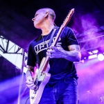 Dave Nassie performing with Kip Moore in Rhinebeck NY, August 24, 2018 / Photo by Shawn St. Jean