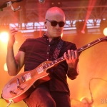 Adam Browder performing with Kip Moore in Rhinebeck NY, August 24, 2018 / Photo by Shawn St. Jean