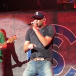 Cole Swindell opening for Luke Bryan in Hartford CT on September 13, 2014.
