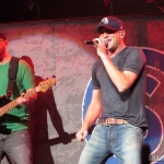 Cole Swindell opening for Luke Bryan in Hartford CT on September 13, 2014.