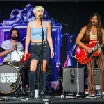 Maggie Rose with Them Vibes at CT Folk's 'Folk at the Edge' concert series in New Haven CT on July 22, 2021. Photo by Shawn St. Jean