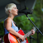 Maggie Rose with Them Vibes at CT Folk's 'Folk at the Edge' concert series in New Haven CT on July 22, 2021. Photo by Shawn St. Jean