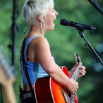 Maggie Rose with Them Vibes at CT Folk's 'Folk at the Edge' concert series in New Haven CT on July 22, 2021. Photo by Shawn St. Jean