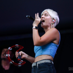 Maggie Rose with Them Vibes at CT Folk's 'Folk at the Edge' concert series in New Haven CT on July 22, 2021. Photo by Shawn St. Jean