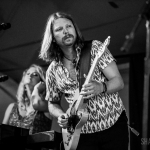 Maggie Rose with Them Vibes at CT Folk's 'Folk at the Edge' concert series in New Haven CT on July 22, 2021. Photo by Shawn St. Jean