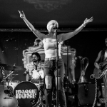 Maggie Rose with Them Vibes at CT Folk's 'Folk at the Edge' concert series in New Haven CT on July 22, 2021. Photo by Shawn St. Jean