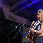 Maggie Rose with Them Vibes at CT Folk's 'Folk at the Edge' concert series in New Haven CT on July 22, 2021. Photo by Shawn St. Jean