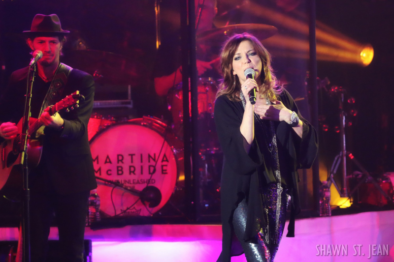 Martina McBride at the Playstation Theater in NYC on March 9, 2017.