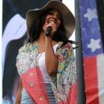 Mickey Guyton at FarmBorough Festival in New York City on June 27, 2015.