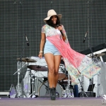 Mickey Guyton at FarmBorough Festival in New York City on June 27, 2015.