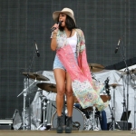 Mickey Guyton at FarmBorough Festival in New York City on June 27, 2015. Mickey Guyton at FarmBorough Festival in New York City on June 27, 2015.