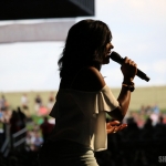 Mickey Guyton opening for Brad Paisley at the Xfinity Theatre in Hartford CT on July 25, 2015.