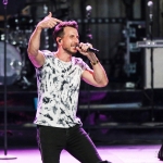 Russell Dickerson in Hartford on July 28, 2018. Photo by Shawn St. Jean.