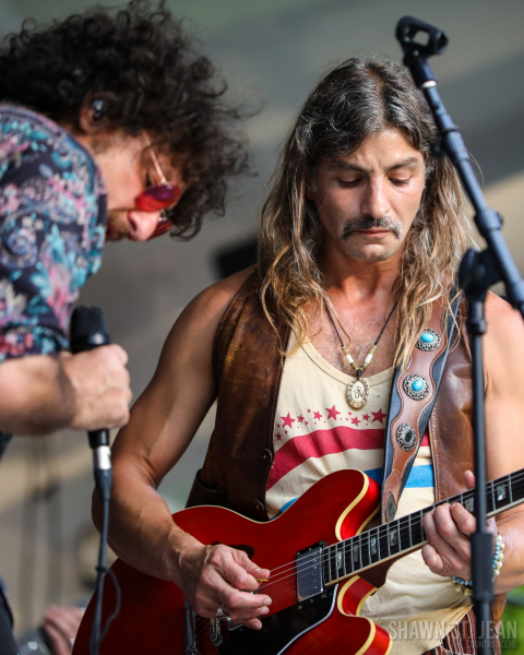 Them Vibes opening for Maggie Rose in New Haven CT on July 22, 2021 at CT Folk's 'Folk at the Edge' concert series. Photo by Shawn St. Jean