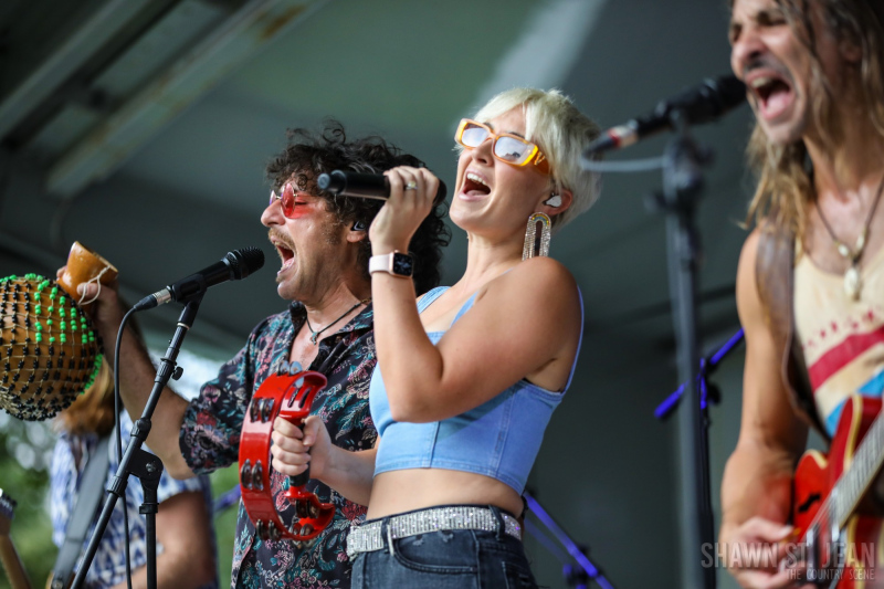 Them Vibes opening for Maggie Rose in New Haven CT on July 22, 2021 at CT Folk's 'Folk at the Edge' concert series. Photo by Shawn St. Jean